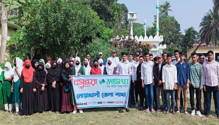 পানিতে ডুবে শিশুমৃত্যু রোধে শিক্ষার্থীদের সাথে গণসংযোগ করলেন নোয়াখালী জেলা শুভসংঘ 