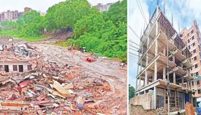 খামার গুড়িয়ে দিলেও সেই জায়গায় এখন উঠছে বহুতল ভবন